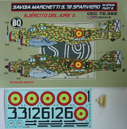 Decals SM.79 Sparviero in Spain Vol.8